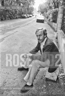 Venice Lido, Venice Film Festival 1981. German actor Rüdiger Vogler, starred in Die bleierne Zeit (The Years of Lead) by Margarethe von Trotta, winner of the Golden lion Award for best film / Lido di venezia, Mostra del Cinema di Venezia 1981. Lattore Rudiger Vogler, interprete del film Die bleierne Zeit (Anni di piombo) di Margarethe von Trotta, vincitrice del Leone doro per il miglior film - ©Marcello Mencarini/Rosebud2