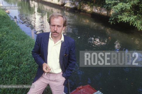 Venice Lido, Venice Film Festival 1981. German actor Rüdiger Vogler, starred in Die bleierne Zeit (The Years of Lead) by Margarethe von Trotta, winner of the Golden lion Award for best film / Lido di venezia, Mostra del Cinema di Venezia 1981. Lattore Rudiger Vogler, interprete del film Die bleierne Zeit (Anni di piombo) di Margarethe von Trotta, vincitrice del Leone doro per il miglior film - ©Marcello Mencarini/Rosebud2