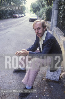 Venice Lido, Venice Film Festival 1981. German actor Rüdiger Vogler, starred in Die bleierne Zeit (The Years of Lead) by Margarethe von Trotta, winner of the Golden lion Award for best film / Lido di venezia, Mostra del Cinema di Venezia 1981. Lattore Rudiger Vogler, interprete del film Die bleierne Zeit (Anni di piombo) di Margarethe von Trotta, vincitrice del Leone doro per il miglior film - ©Marcello Mencarini/Rosebud2