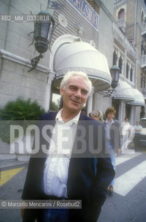 Venice Lido, Venice Film Festival 1987. Italian actor Gian Maria Volonté / Lido di Venezia, Mostra del Cinema di Venezia 1987. Lattore Gian Maria Volontè - ©Marcello Mencarini/Rosebud2