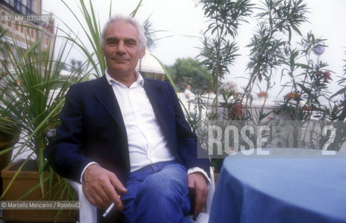 Venice Lido, Venice Film Festival 1987. Italian actor Gian Maria Volonté / Lido di Venezia, Mostra del Cinema di Venezia 1987. Lattore Gian Maria Volontè - ©Marcello Mencarini/Rosebud2