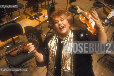 Rome, 1998. British mezzo-soprano Sarah Walker / Roma, 1998. Il mezzosoprano inglese Sarah Walker - ©Marcello Mencarini/Rosebud2