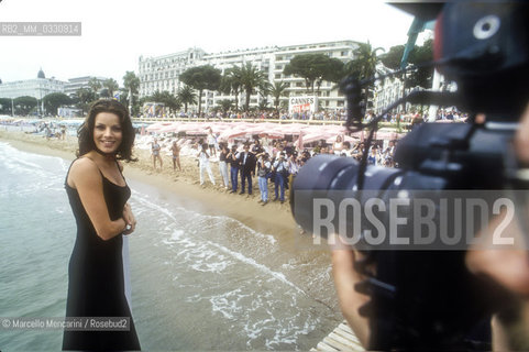 Cannes Film Festival 1993. American actress Tahnee Welch / Festival di Cannes 1993. Lattrice Tahnee Welch - ©Marcello Mencarini/Rosebud2