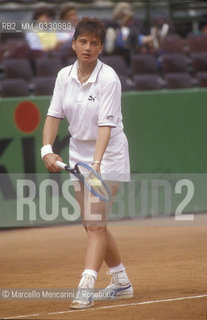 Rome, 1989. Austrian tennis player Judith Wiesner / Roma, 1989. La tennista Judith Wiesner - ©Marcello Mencarini/Rosebud2