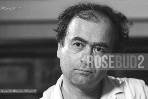 French cartoonist Georges Wolinski (about 1980) / Il fumettista francese Georges Wolinski (1980 circa) - ©Marcello Mencarini/Rosebud2