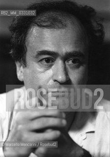 French cartoonist Georges Wolinski (about 1980) / Il fumettista francese Georges Wolinski (1980 circa) - ©Marcello Mencarini/Rosebud2