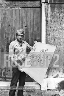 Venice, 1982. Greek composer Iannis Xenakis / Venezia, 1982. Il compositore Iannis Xenakis - ©Marcello Mencarini/Rosebud2