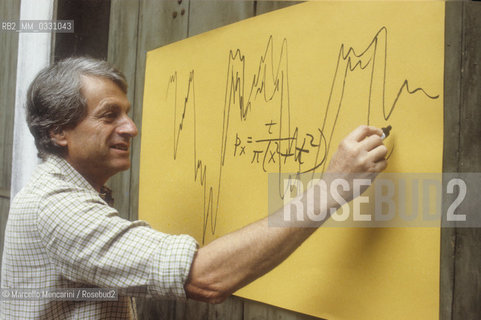 Venice, 1982. Greek composer Iannis Xenakis / Venezia, 1982. Il compositore Iannis Xenakis - ©Marcello Mencarini/Rosebud2