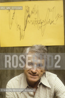 Venice, 1982. Greek composer Iannis Xenakis / Venezia, 1982. Il compositore Iannis Xenakis - ©Marcello Mencarini/Rosebud2