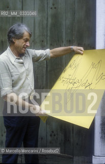 Venice, 1982. Greek composer Iannis Xenakis / Venezia, 1982. Il compositore Iannis Xenakis - ©Marcello Mencarini/Rosebud2