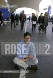 Milan 1998, Jerry Yang, founder and CEO of the Internet search engine Yahoo / Mialno, 1998. Jerry Yang, fondatore e CEO del motore di ricerca Yahoo - ©Marcello Mencarini/Rosebud2