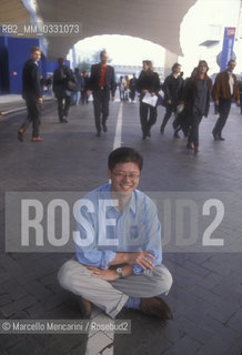 Milan 1998, Jerry Yang, founder and CEO of the Internet search engine Yahoo / Mialno, 1998. Jerry Yang, fondatore e CEO del motore di ricerca Yahoo - ©Marcello Mencarini/Rosebud2