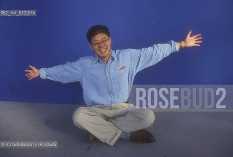 Milan 1998, Jerry Yang, founder and CEO of the Internet search engine Yahoo / Mialno, 1998. Jerry Yang, fondatore e CEO del motore di ricerca Yahoo - ©Marcello Mencarini/Rosebud2