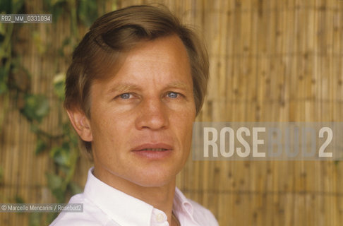 Venice Lido, Venice Film Festival 1987. British actor Michael York, member of the jury Festival / Lido di Venezia, Mostra del Cinema di Venezia 1987. Lattore inglese Michael York, membro della giuria - ©Marcello Mencarini/Rosebud2