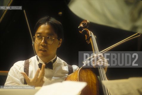 Rome 1995. Cellist Yo-Yo Ma / Roma, 1995. Il violoncellista Yo-Yo Ma - ©Marcello Mencarini/Rosebud2