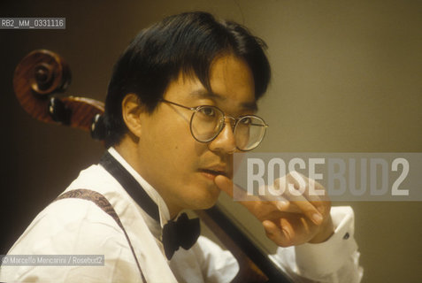 Rome 1995. Cellist Yo-Yo Ma / Roma, 1995. Il violoncellista Yo-Yo Ma - ©Marcello Mencarini/Rosebud2