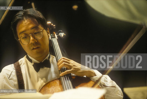 Rome 1995. Cellist Yo-Yo Ma / Roma, 1995. Il violoncellista Yo-Yo Ma - ©Marcello Mencarini/Rosebud2