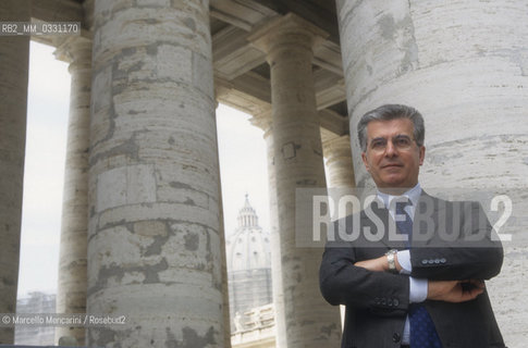 Rome, 1999. Italian politician Luigi Zanda, president and chief executive officer of the Roman Agency for the preparation of the Jubilee of the Year 2000 / Roma, 1999. Il politico Luigi Zanda, presidente ed amministratore delegato dellAgenzia romana per la preparazione del Giubileo del 2000 - ©Marcello Mencarini/Rosebud2