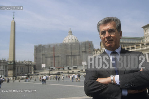 Rome, 1999. Italian politician Luigi Zanda, president and chief executive officer of the Roman Agency for the preparation of the Jubilee of the Year 2000 / Roma, 1999. Il politico Luigi Zanda, presidente ed amministratore delegato dellAgenzia romana per la preparazione del Giubileo del 2000 - ©Marcello Mencarini/Rosebud2