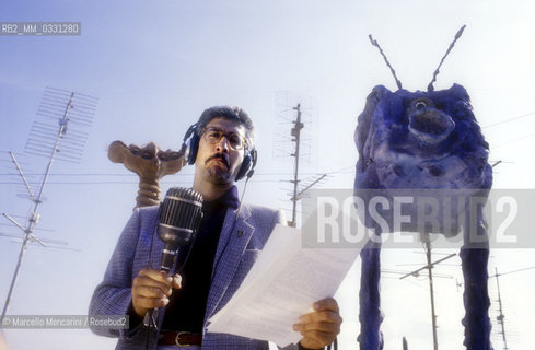 Rome, 1987. Italian TV author Aldo Zappalà / Roma, 1987. Lautore televisivo Aldo Zappalà - ©Marcello Mencarini/Rosebud2