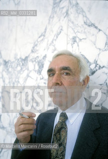 Italian screenwriter Bernrdino Zapponi, 1995 / Lo sceneggiatore Bernardino Zapponi, 1995 - ©Marcello Mencarini/Rosebud2