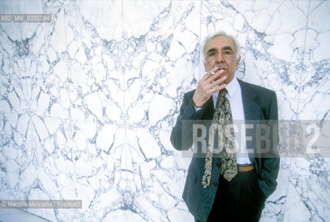 Italian screenwriter Bernrdino Zapponi, 1995 / Lo sceneggiatore Bernardino Zapponi, 1995 - ©Marcello Mencarini/Rosebud2