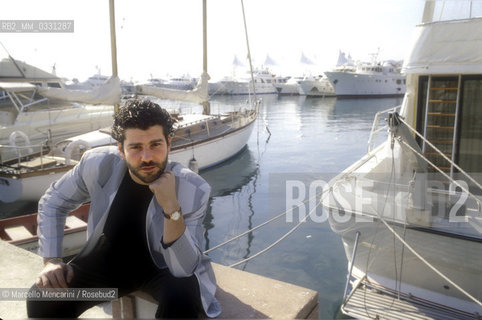 Sanremo Music Festival 1988. Italian pop singer Michele Zarrillo / Festival di Sanremo 1988. Il cantante Michele Zarrillo - ©Marcello Mencarini/Rosebud2