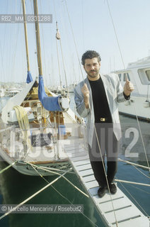 Sanremo Music Festival 1988. Italian pop singer Michele Zarrillo / Festival di Sanremo 1988. Il cantante Michele Zarrillo - ©Marcello Mencarini/Rosebud2