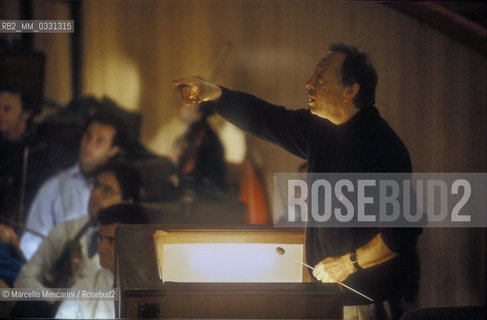 Conductor ALBERTO ZEDDA, 1992 / ALBERTO ZEDDA, direttore dorchestra, 1992 ©Marcello Mencarini/Rosebud2