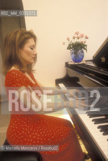 American pianist Karen Zereconsky, 1998 / La pianista Karen Zereconsky, 1998 - ©Marcello Mencarini/Rosebud2