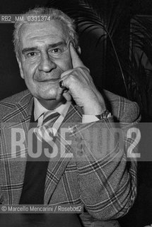 Italian art critic Federico Zeri (1981) / Il critico darte Federico Zeri (1981) - ©Marcello Mencarini/Rosebud2