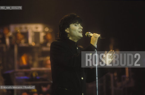 Sanremo Music Festival 1991. Italian pop singer Renato Zero / Festival di Sanremo 1991. Il cantante Renato Zero - ©Marcello Mencarini/Rosebud2