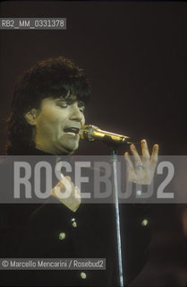 Sanremo Music Festival 1991. Italian pop singer Renato Zero / Festival di Sanremo 1991. Il cantante Renato Zero - ©Marcello Mencarini/Rosebud2