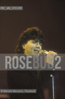 Sanremo Music Festival 1991. Italian pop singer Renato Zero / Festival di Sanremo 1991. Il cantante Renato Zero - ©Marcello Mencarini/Rosebud2