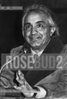 Italian physicist Antonino Zichichi (1981) / Il fisico Antonino Zichichi (1981) - ©Marcello Mencarini/Rosebud2