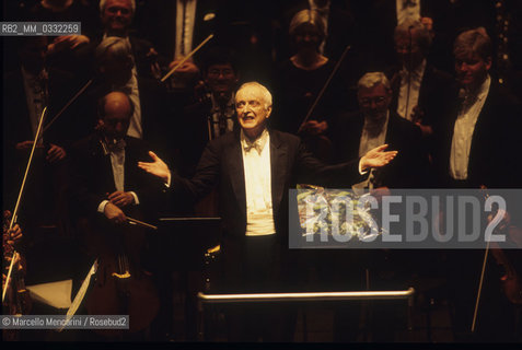 Conductor Carlos Kleiber, Cagliari, Teatro Lirico, February 1999 - ©Marcello Mencarini/Rosebud2