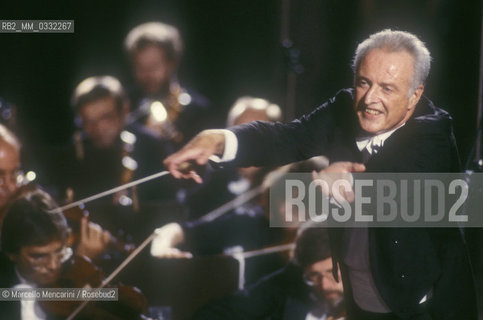 Conductor Carlos Kleiber, Pompei 1987 / Il direttore dorchestra Carlos Kleiber, Pompei 1987 - ©Marcello Mencarini/Rosebud2