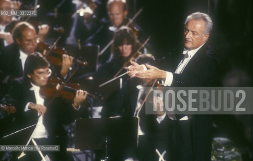 Conductor Carlos Kleiber, Pompei 1987 / Il direttore dorchestra Carlos Kleiber, Pompei 1987 - ©Marcello Mencarini/Rosebud2