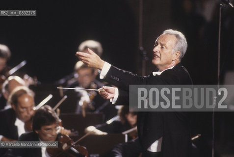 Conductor Carlos Kleiber, Pompei 1987 - ©Marcello Mencarini/Rosebud2