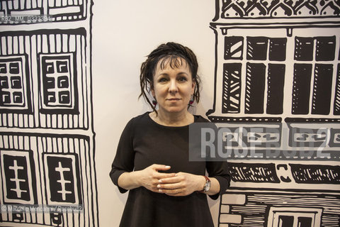 Paris, 2015. Polish writer Olga Tokarczuk / Parigi, 2015. La scrittrice polacca Olga Tokarczuk - ©Marcello Mencarini/Rosebud2