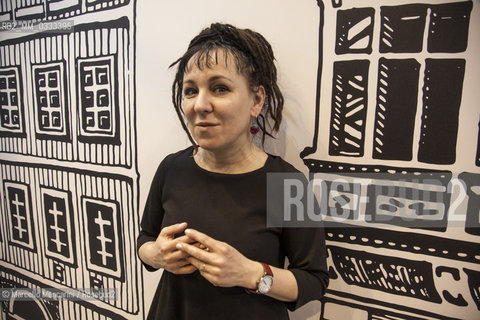 Paris, 2015. Polish writer Olga Tokarczuk / Parigi, 2015. La scrittrice polacca Olga Tokarczuk - ©Marcello Mencarini/Rosebud2