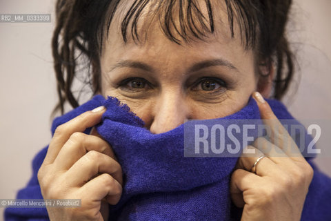 Paris, 2015. Polish writer Olga Tokarczuk / Parigi, 2015. La scrittrice polacca Olga Tokarczuk - ©Marcello Mencarini/Rosebud2