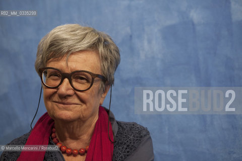 Turin, 2015. Italian writer Margherita Oggero / Torino, 2015. La scrittrice Margherita Oggero - ©Marcello Mencarini/Rosebud2