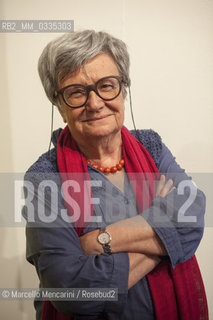 Turin, 2015. Italian writer Margherita Oggero / Torino, 2015. La scrittrice Margherita Oggero - ©Marcello Mencarini/Rosebud2