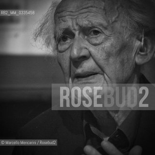 Turin, 2015. Polish sociologist Zygmunt Bauman / Torino, 2015. Il sociologo Zygmunt Bauman - ©Marcello Mencarini/Rosebud2