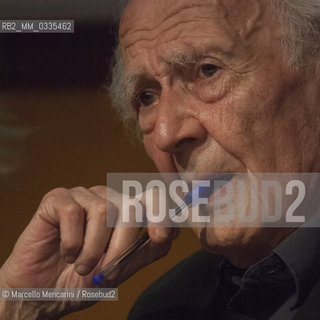 Turin, 2015. Polish sociologist Zygmunt Bauman / Torino, 2015. Il sociologo Zygmunt Bauman - ©Marcello Mencarini/Rosebud2