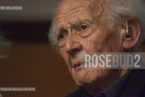 Turin, 2015. Polish sociologist Zygmunt Bauman / Torino, 2015. Il sociologo Zygmunt Bauman - ©Marcello Mencarini/Rosebud2