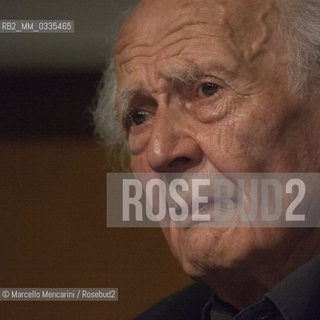 Turin, 2015. Polish sociologist Zygmunt Bauman / Torino, 2015. Il sociologo Zygmunt Bauman - ©Marcello Mencarini/Rosebud2