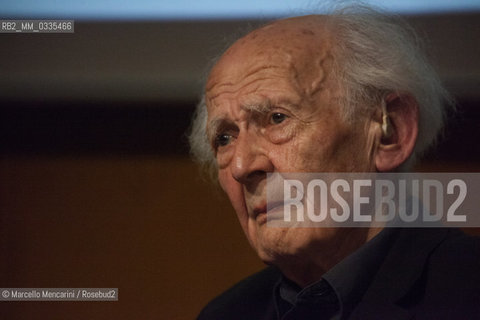 Turin, 2015. Polish sociologist Zygmunt Bauman / Torino, 2015. Il sociologo Zygmunt Bauman - ©Marcello Mencarini/Rosebud2