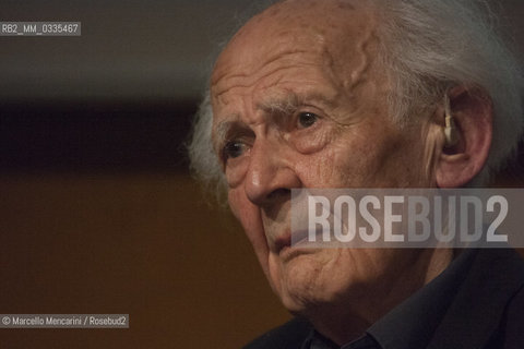 Turin, 2015. Polish sociologist Zygmunt Bauman / Torino, 2015. Il sociologo Zygmunt Bauman - ©Marcello Mencarini/Rosebud2